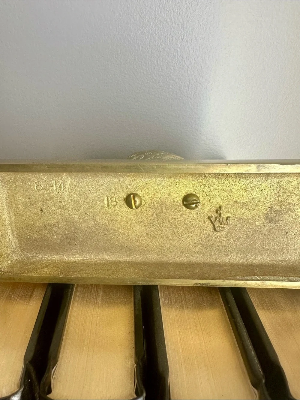 🦅 Vintage Virginia Metalcrafters Solid Brass Eagle Bookends – Model 8-14